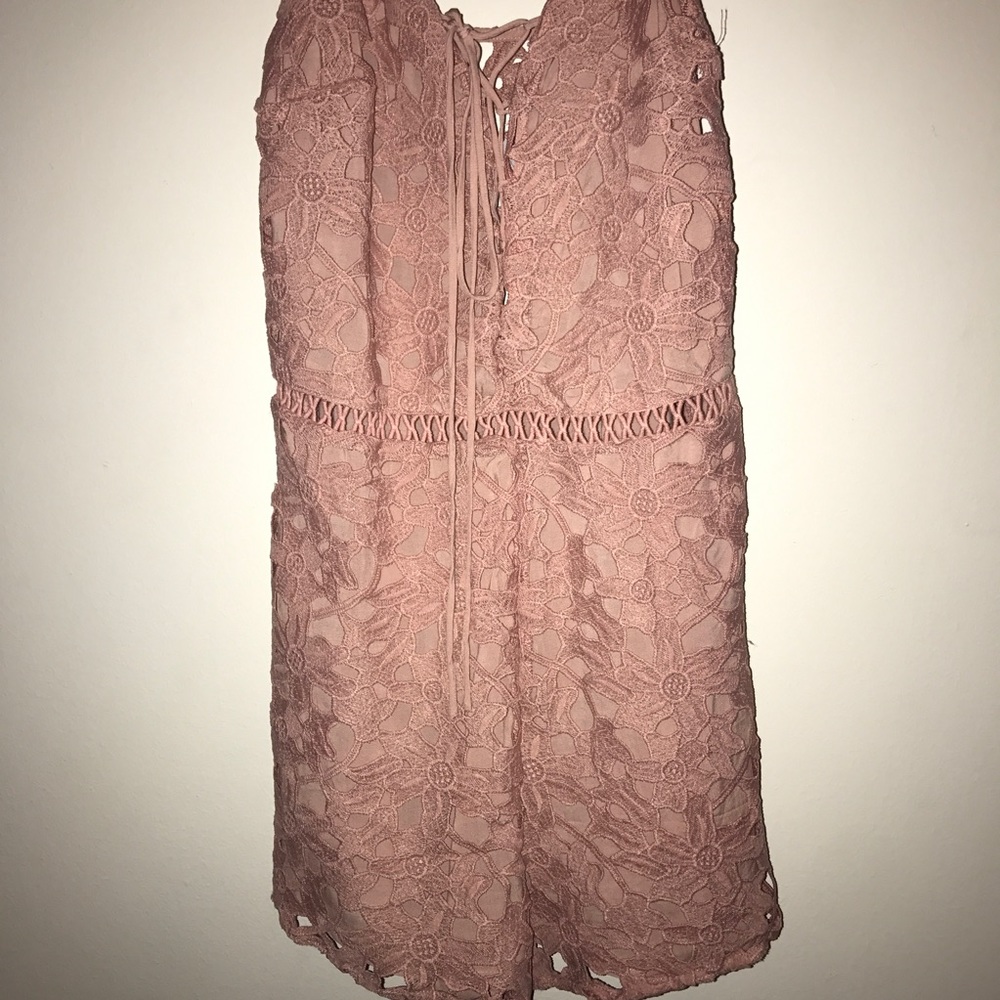 Pacsun Floral Lace Romper